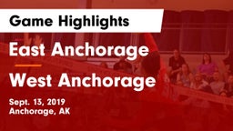 East Anchorage  vs West Anchorage  Game Highlights - Sept. 13, 2019