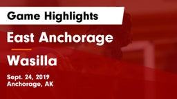 East Anchorage  vs Wasilla  Game Highlights - Sept. 24, 2019