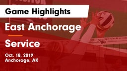 East Anchorage  vs Service Game Highlights - Oct. 18, 2019