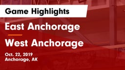 East Anchorage  vs West Anchorage  Game Highlights - Oct. 22, 2019