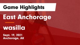 East Anchorage  vs wasilla Game Highlights - Sept. 19, 2021