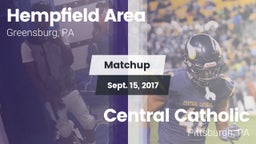 Matchup: Hempfield Area vs. Central Catholic  2017
