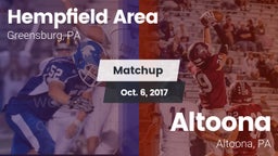 Matchup: Hempfield Area vs. Altoona  2017