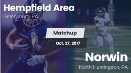 Matchup: Hempfield Area vs. Norwin  2017