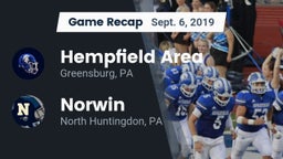 Recap: Hempfield Area  vs. Norwin  2019