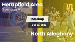 Matchup: Hempfield Area vs. North Allegheny  2020