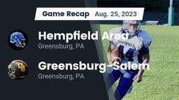 Recap: Hempfield Area  vs. Greensburg-Salem  2023