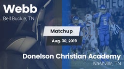 Matchup: Webb  vs. Donelson Christian Academy  2019
