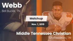 Matchup: Webb  vs. Middle Tennessee Christian 2019
