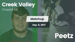 Matchup: Creek Valley vs. Peetz 2017