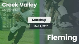 Matchup: Creek Valley vs. Fleming 2017