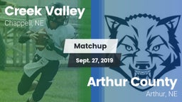 Matchup: Creek Valley vs. Arthur County  2019