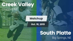 Matchup: Creek Valley vs. South Platte  2019
