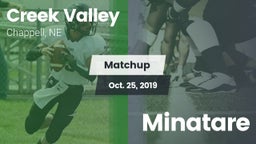Matchup: Creek Valley vs. Minatare  2019