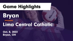 Bryan  vs Lima Central Catholic  Game Highlights - Oct. 8, 2022
