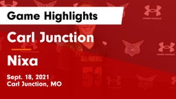 Carl Junction  vs Nixa  Game Highlights - Sept. 18, 2021