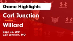 Carl Junction  vs Willard  Game Highlights - Sept. 30, 2021