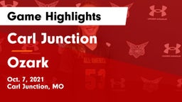 Carl Junction  vs Ozark  Game Highlights - Oct. 7, 2021