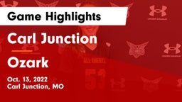 Carl Junction  vs Ozark  Game Highlights - Oct. 13, 2022