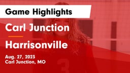 Carl Junction  vs Harrisonville  Game Highlights - Aug. 27, 2023