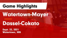 Watertown-Mayer  vs Dassel-Cokato  Game Highlights - Sept. 23, 2021
