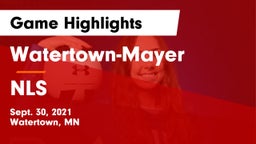 Watertown-Mayer  vs NLS Game Highlights - Sept. 30, 2021