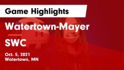 Watertown-Mayer  vs SWC Game Highlights - Oct. 5, 2021