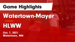 Watertown-Mayer  vs HLWW Game Highlights - Oct. 7, 2021