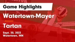 Watertown-Mayer  vs Tartan  Game Highlights - Sept. 30, 2023