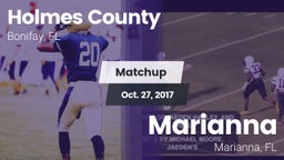 Matchup: Holmes County vs. Marianna  2017