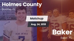 Matchup: Holmes County vs. Baker  2018