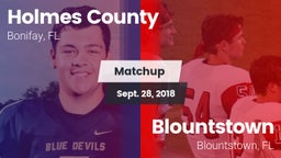 Matchup: Holmes County vs. Blountstown  2018
