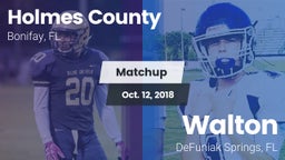 Matchup: Holmes County vs. Walton  2018