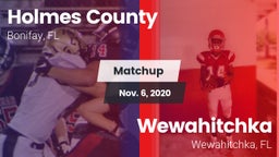 Matchup: Holmes County vs. Wewahitchka  2020