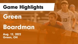 Green  vs Boardman  Game Highlights - Aug. 12, 2022