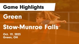 Green  vs Stow-Munroe Falls  Game Highlights - Oct. 19, 2023