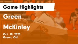 Green  vs McKinley  Game Highlights - Oct. 10, 2023