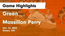 Green  vs Massillon Perry  Game Highlights - Oct. 12, 2023