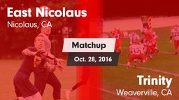 Matchup: East Nicolaus vs. Trinity  2016