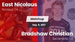 Matchup: East Nicolaus vs. Bradshaw Christian  2017