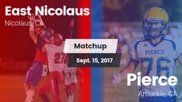 Matchup: East Nicolaus vs. Pierce  2017