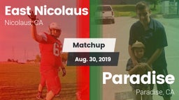 Matchup: East Nicolaus vs. Paradise  2019