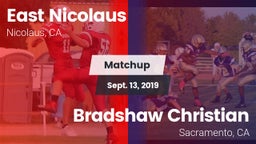 Matchup: East Nicolaus vs. Bradshaw Christian  2019