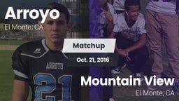 Matchup: Arroyo vs. Mountain View  2016