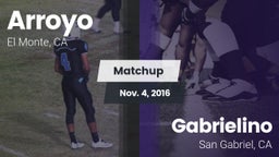 Matchup: Arroyo vs. Gabrielino  2016