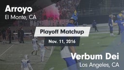 Matchup: Arroyo vs. Verbum Dei  2016