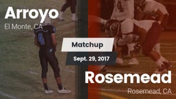 Matchup: Arroyo vs. Rosemead  2017