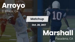 Matchup: Arroyo vs. Marshall  2017