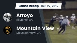 Recap: Arroyo  vs. Mountain View  2017