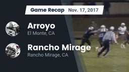 Recap: Arroyo  vs. Rancho Mirage  2017